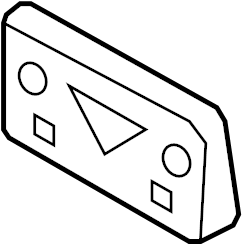 View 7A1Z17A385AA License Plate Bracket Full-Sized Product Image