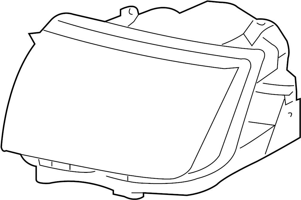 View 7A1Z13008B Headlight Assembly Full-Sized Product Image