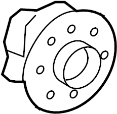 View 9T4Z1104A Wheel Bearing and Hub Assembly Full-Sized Product Image