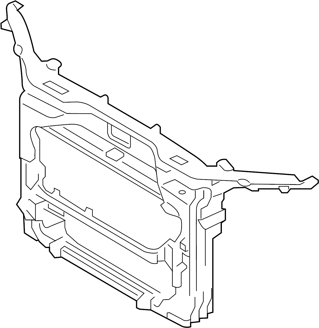 View CT4Z16138A Radiator Support Panel (Front, Upper, Lower) Full-Sized Product Image