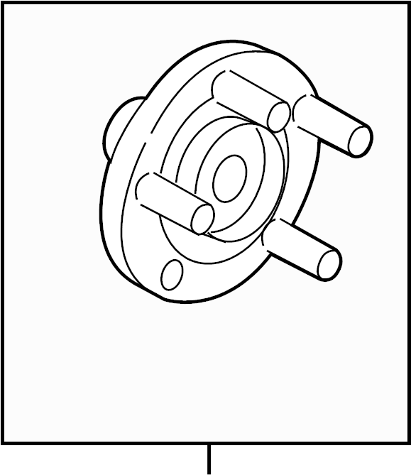 View BT4Z1104A Wheel Hub (Front) Full-Sized Product Image