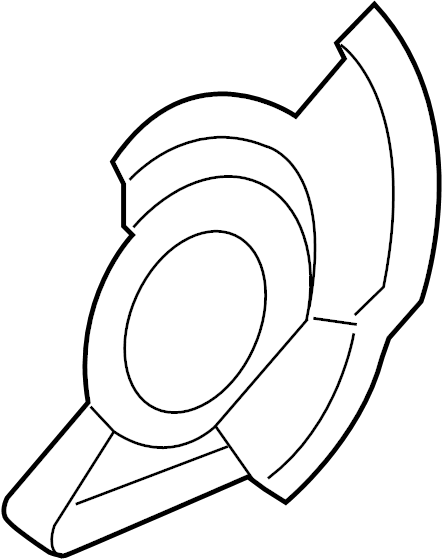 View 7T4Z2K005B Brake Dust Shield Full-Sized Product Image