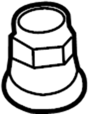 View W704790S440 Nut. Mount. Bracket. Strut. (Upper) Full-Sized Product Image