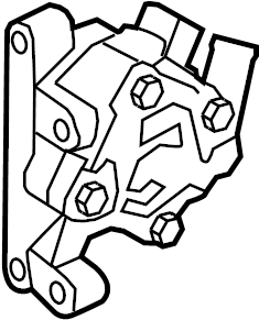 View CT4Z3A674A Power Steering Pump Full-Sized Product Image