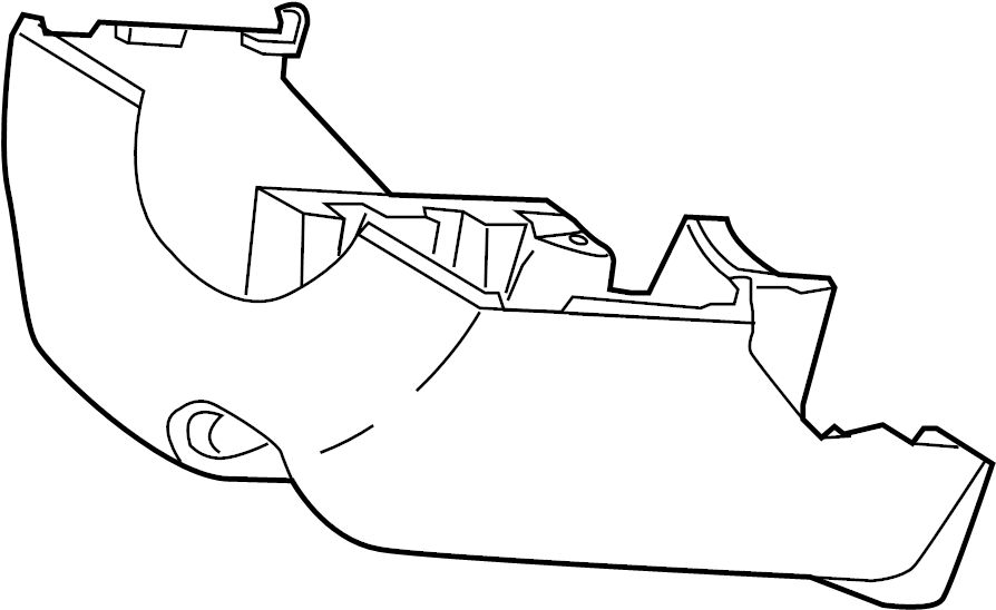 View BA1Z3530AA Steering Column Cover (Lower) Full-Sized Product Image