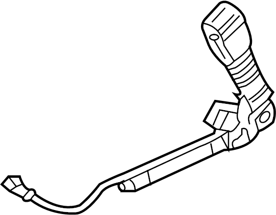 View BT4Z7861203AA Seat Belt Receptacle Full-Sized Product Image