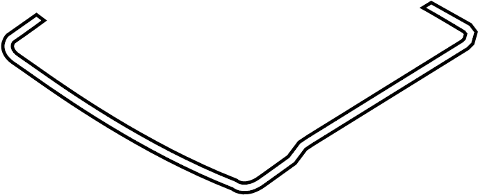 View 7T4Z7851884A Sunroof Glass Seal (Front) Full-Sized Product Image