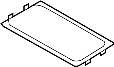 View 7T4Z7850036A Sunroof Glass Seal (Rear) Full-Sized Product Image