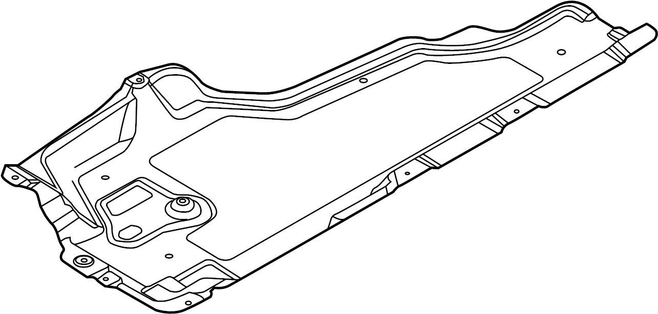 View BT4Z7811398A Air deflector.  Full-Sized Product Image