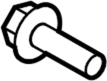 View W708943S424 Body A-Pillar Trim Panel Screw Full-Sized Product Image