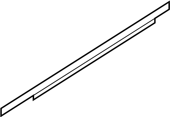 View 8T4Z7821453D Door Window Belt Weatherstrip (Upper) Full-Sized Product Image