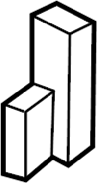 View 7T4Z7826811A Door Hinge (Upper, Lower) Full-Sized Product Image