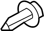 View N804570S Rivet. Grille.  Full-Sized Product Image