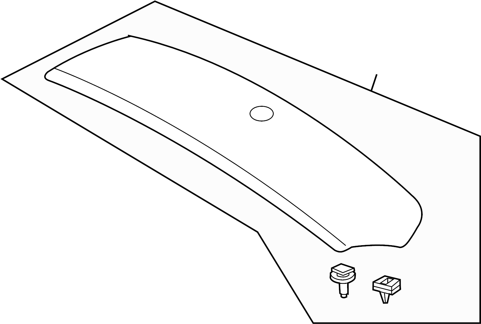 View CT4Z7844210BPTM Spoiler (Rear) Full-Sized Product Image