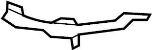 View FA1Z17E811AB Grille Molding (Lower) Full-Sized Product Image