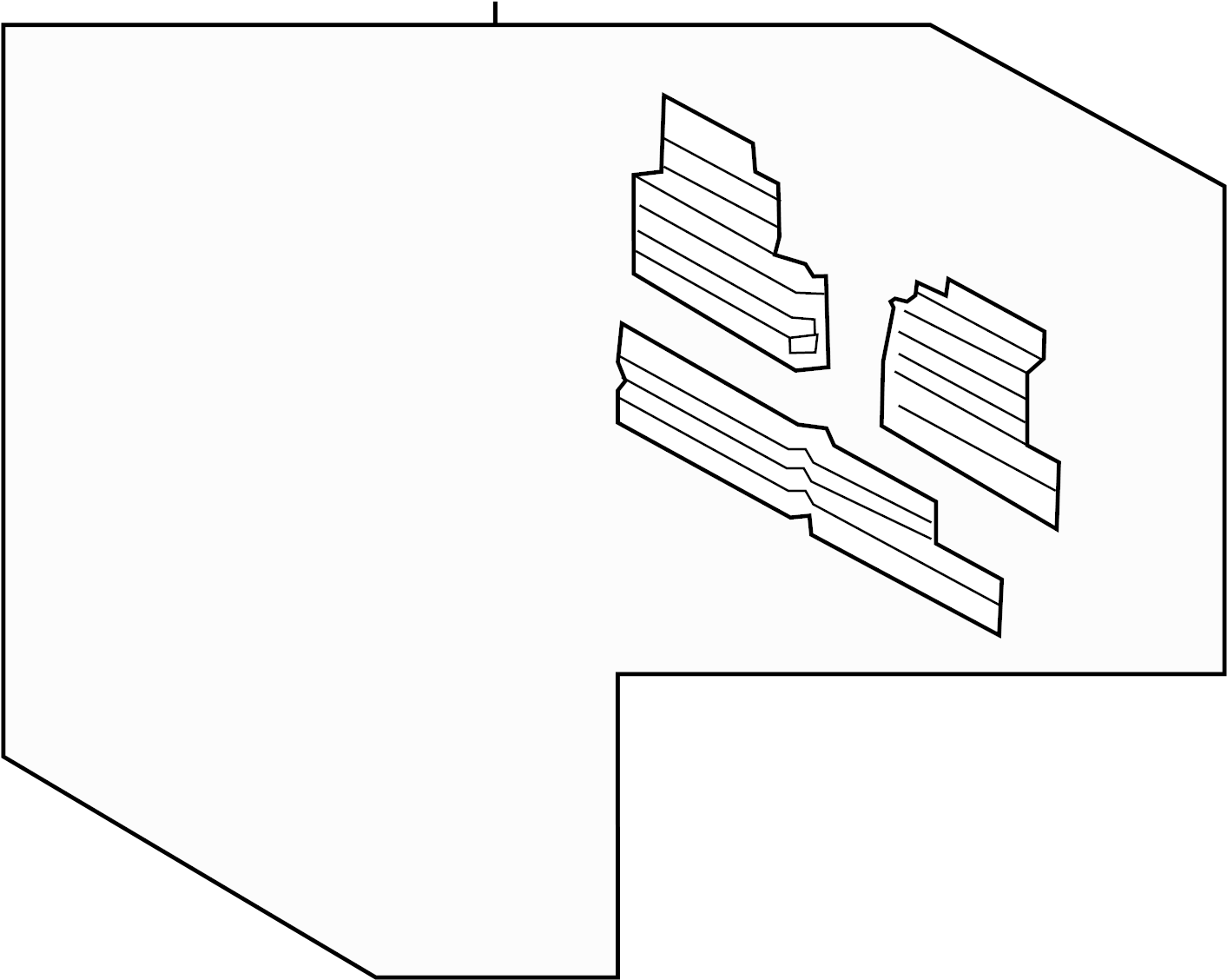 View FA1Z8475C Radiator Shutter Assembly Full-Sized Product Image