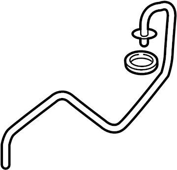View G2GZ7C410A Automatic Transmission Oil Cooler Tube Full-Sized Product Image