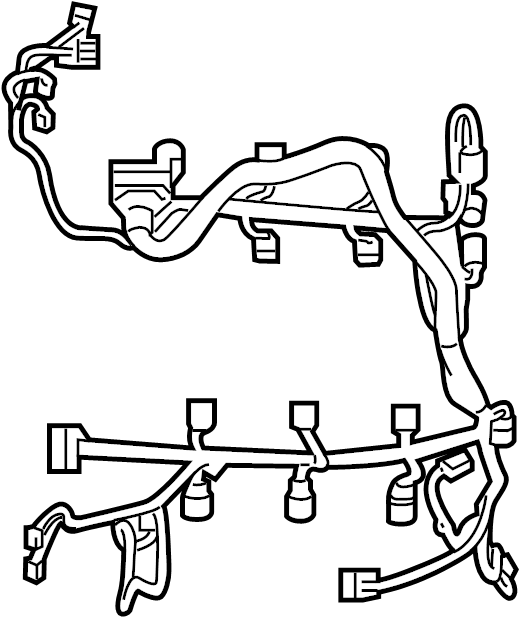 View FU5Z12A581NP Engine Wiring Harness Full-Sized Product Image