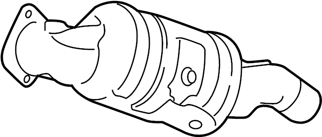 View F2GZ5E212H Catalytic Converter Full-Sized Product Image