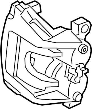View E1GZ2B121A Disc Brake Caliper Full-Sized Product Image