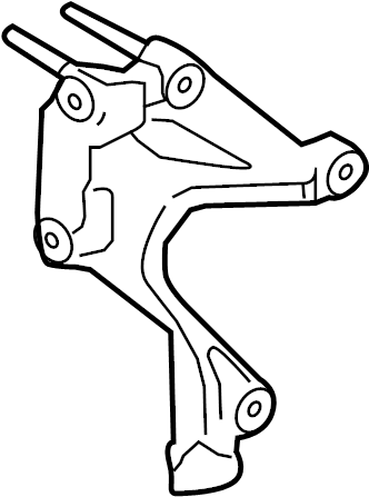 View F2GZ3K305A CV Axle Shaft Carrier Bearing Bracket Full-Sized Product Image