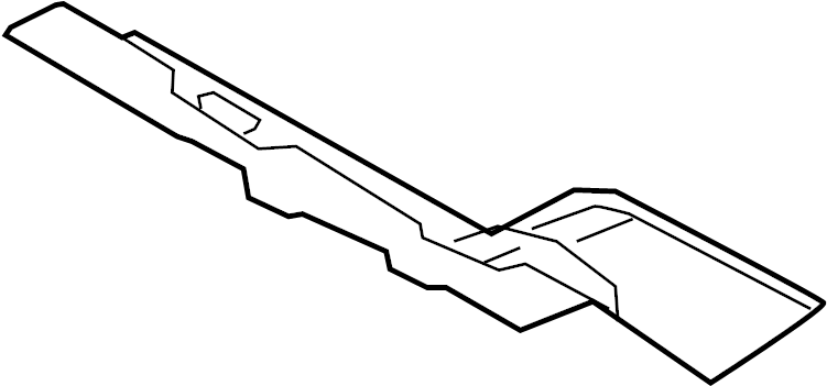 View FT4Z5801492A Engine Compartment Insulation (Lower) Full-Sized Product Image