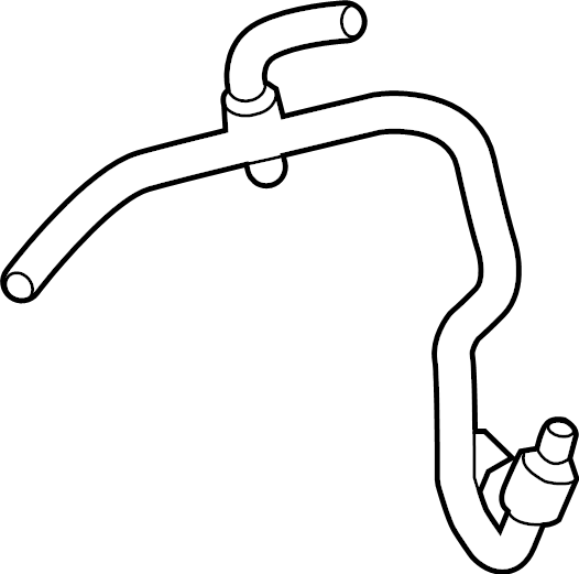 View F2GZ8C289E Engine Coolant Overflow Hose Full-Sized Product Image
