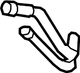 View K2GZ7B028B Cooler. Oil. Tube. Automatic. Transmission. Hose Assembly. Connector.  Full-Sized Product Image