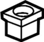 View DG9Z8125A Radiator Insulator (Upper, Lower) Full-Sized Product Image