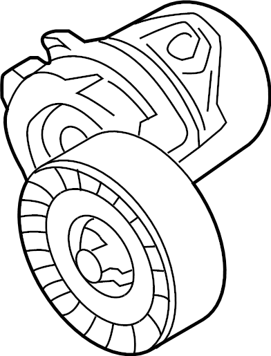 View F2GZ6A228B Accessory Drive Belt Tensioner Assembly Full-Sized Product Image