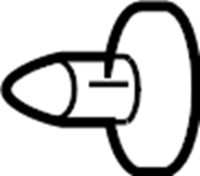 View W718416S450B Screw. Deflector. (Front, Rear) Full-Sized Product Image