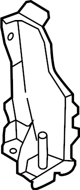 View F2GZ16A200A Bracket. Apron. (Front) Full-Sized Product Image
