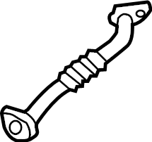 View FT4Z9T515B Turbocharger Oil Line Full-Sized Product Image