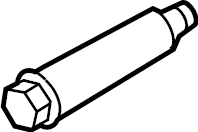 View W715295S439 Suspension Strut Bolt (Lower) Full-Sized Product Image