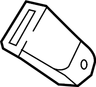 View DB5Z7860044EB Seat Belt Receptacle Full-Sized Product Image