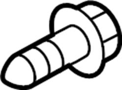 View W704400S437 Seat Belt Lap and Shoulder Belt Bolt (Upper) Full-Sized Product Image