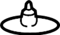 View DS7Z4273CA Sun Visor Cap Full-Sized Product Image