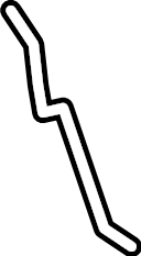 View FA1Z5822135A Door Lock Operating Rod Full-Sized Product Image