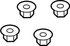 View W713853S442 Drive Shaft Center Support Nut Full-Sized Product Image