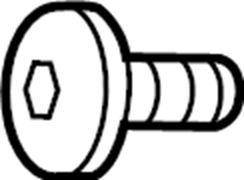 View W504162S437 Screw. Pull. Liftgate. Trim. Handle. Panel. (Lower) Full-Sized Product Image