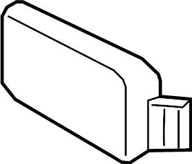 View LB5Z9E731AB SENSOR. Distance. Bracket.  Full-Sized Product Image