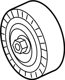 View FT4Z8678A Accessory Drive Belt Idler Pulley Full-Sized Product Image