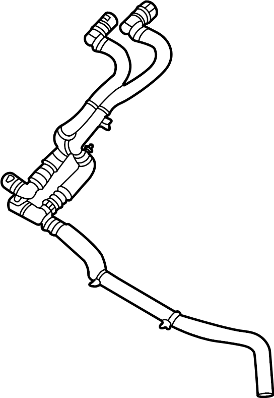 View L1MZ18472AF HVAC Heater Hose Assembly Full-Sized Product Image