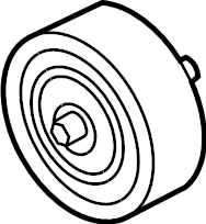 View FL3Z8678B Accessory Drive Belt Idler Pulley Full-Sized Product Image