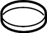 View FT4Z8C387A Gasket. Water. Engine. Outlet. Inlet.  Full-Sized Product Image