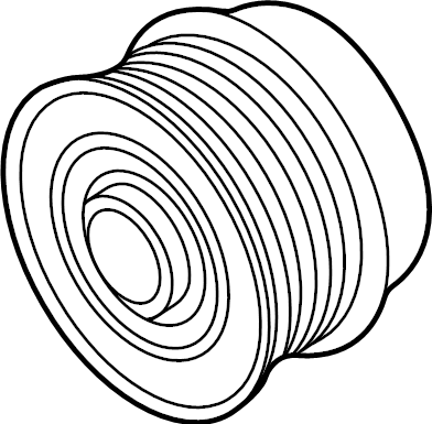 View JL3Z10344A Alternator Pulley Full-Sized Product Image