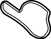 View JT4Z6020A Gasket. Water. Pump.  Full-Sized Product Image
