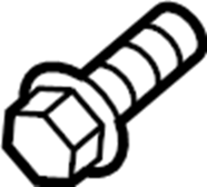 View W715564S442 Bolt. Water. Outlet. (Upper, Lower) Full-Sized Product Image