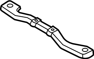 View L1MZ5K291G Bracket. Catalytic Converter. Exhaust. (Front) Full-Sized Product Image