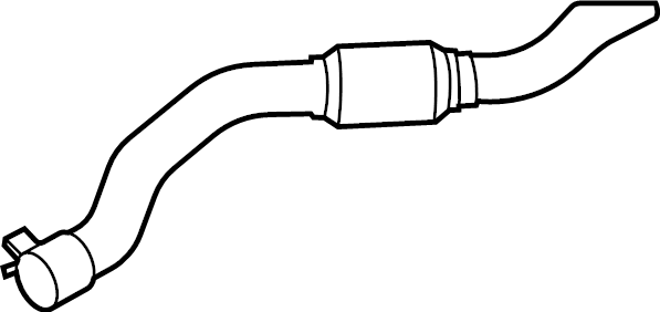 View N1MZ5G203C Pipe. Tube. Exhaust. (Front) Full-Sized Product Image